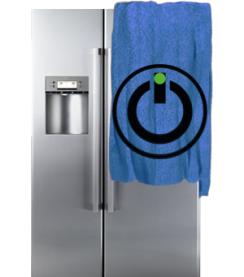 Холодильник Sharp : вздулась стенка холодильника - утечка фреона